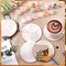 Paint By Numbers Boho Coaster Kit for Adults Beginners – 8 Pack Round DIY Mini Acrylic Painting Drink Coasters with Holder, Creative Home Decor & Gift Craft Set